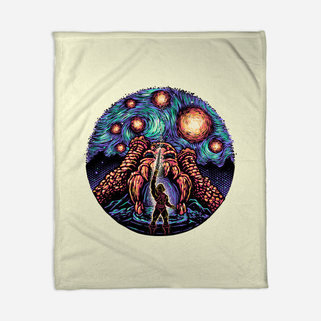A Starry Universe-None-Fleece-Blanket-glitchygorilla