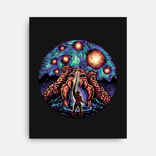 A Starry Universe-None-Stretched-Canvas-glitchygorilla