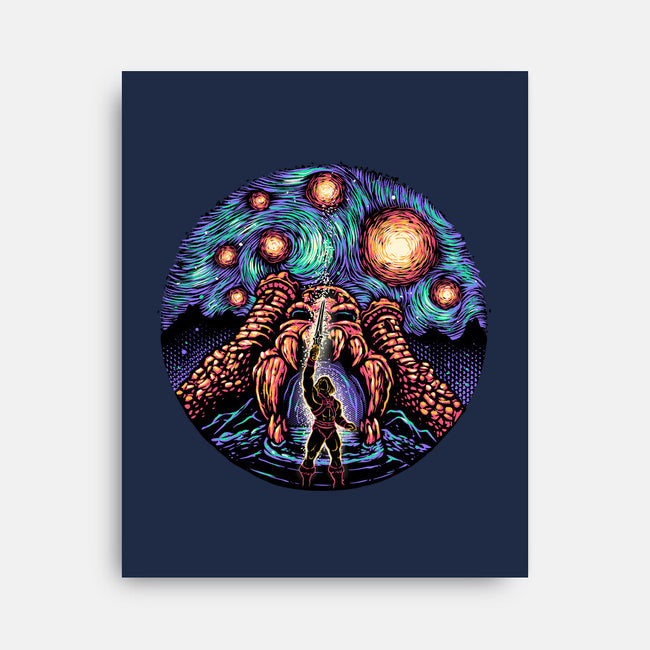 A Starry Universe-None-Stretched-Canvas-glitchygorilla