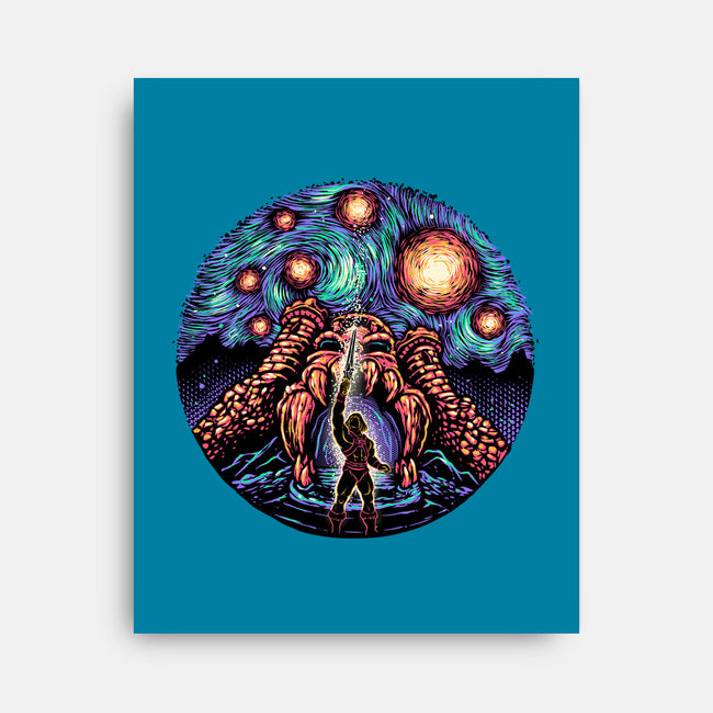 A Starry Universe-None-Stretched-Canvas-glitchygorilla