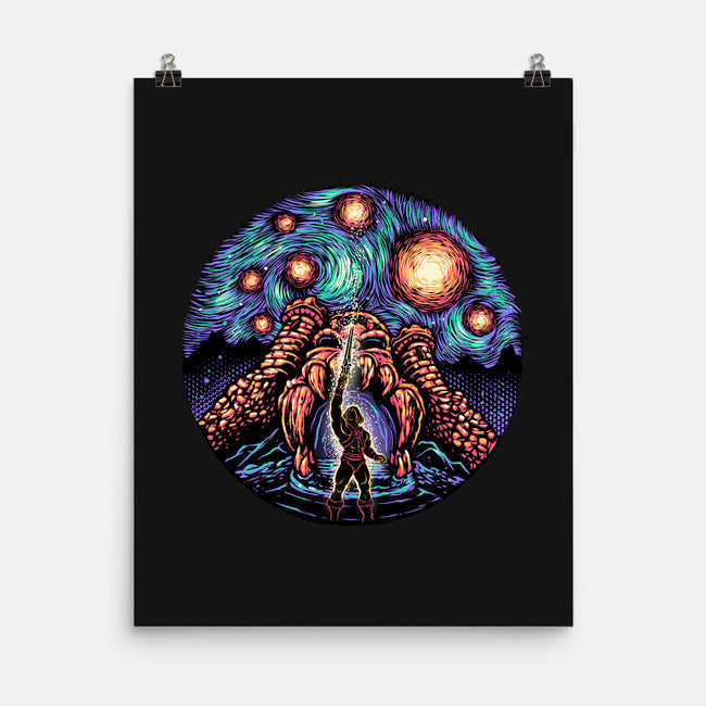 A Starry Universe-None-Matte-Poster-glitchygorilla