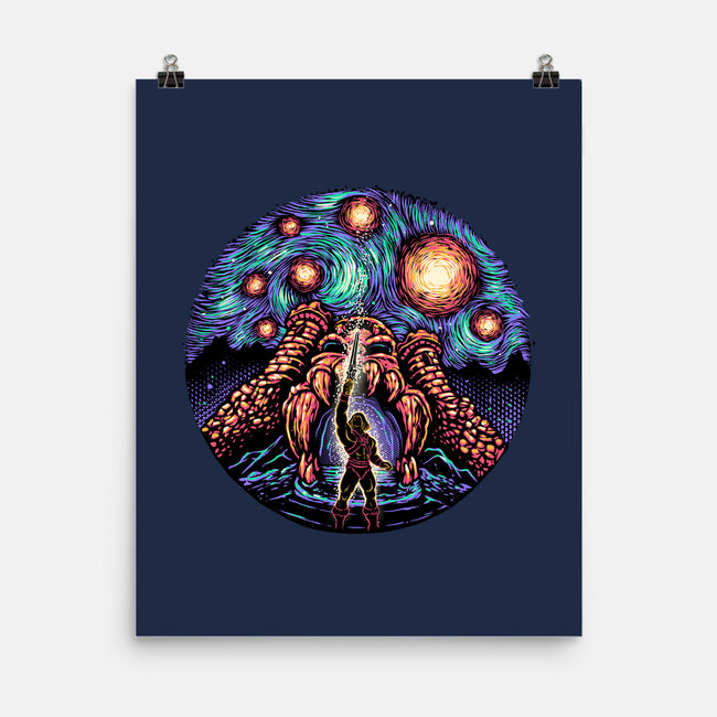 A Starry Universe-None-Matte-Poster-glitchygorilla