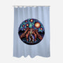 A Starry Universe-None-Polyester-Shower Curtain-glitchygorilla
