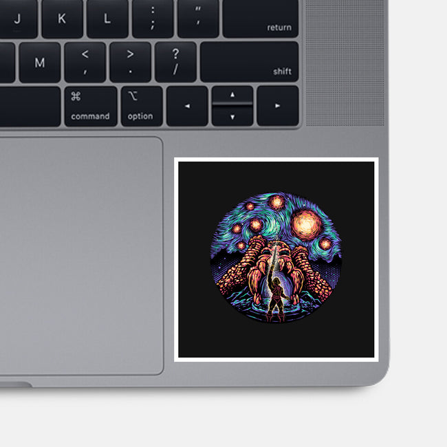 A Starry Universe-None-Glossy-Sticker-glitchygorilla