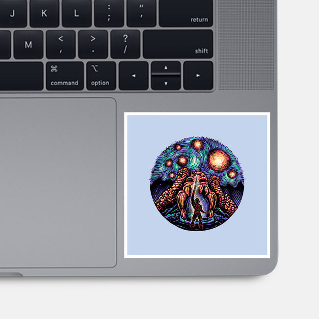 A Starry Universe-None-Glossy-Sticker-glitchygorilla
