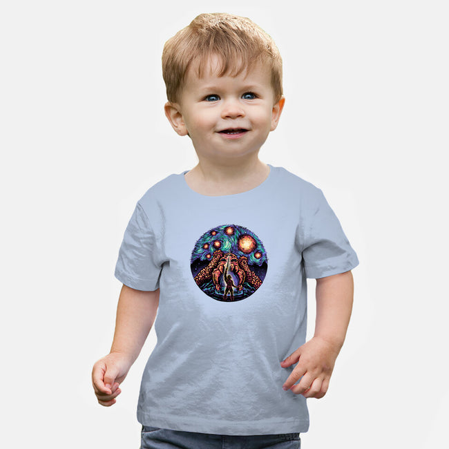 A Starry Universe-Baby-Basic-Tee-glitchygorilla