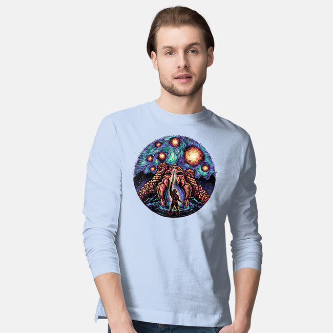 A Starry Universe-Mens-Long Sleeved-Tee-glitchygorilla