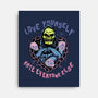 Love Yourself Hate Everyone Else-None-Stretched-Canvas-glitchygorilla
