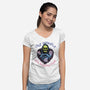 Love Yourself Hate Everyone Else-Womens-V-Neck-Tee-glitchygorilla