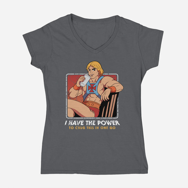 Legendary Chill-Womens-V-Neck-Tee-hirolabs