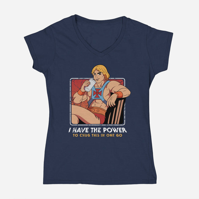 Legendary Chill-Womens-V-Neck-Tee-hirolabs
