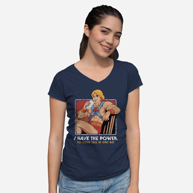 Legendary Chill-Womens-V-Neck-Tee-hirolabs
