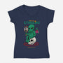 Awakening Of Cthulhu-Womens-V-Neck-Tee-hirolabs