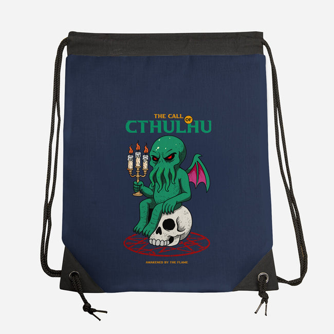 Awakening Of Cthulhu-None-Drawstring-Bag-hirolabs