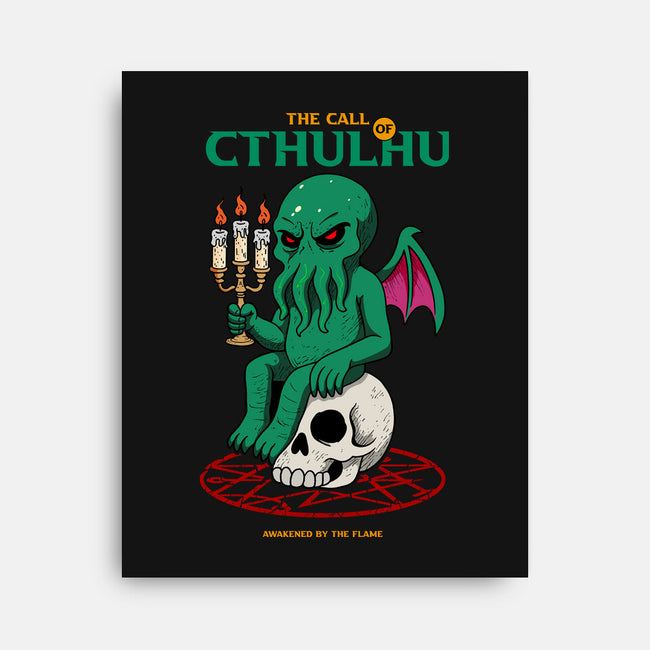 Awakening Of Cthulhu-None-Stretched-Canvas-hirolabs