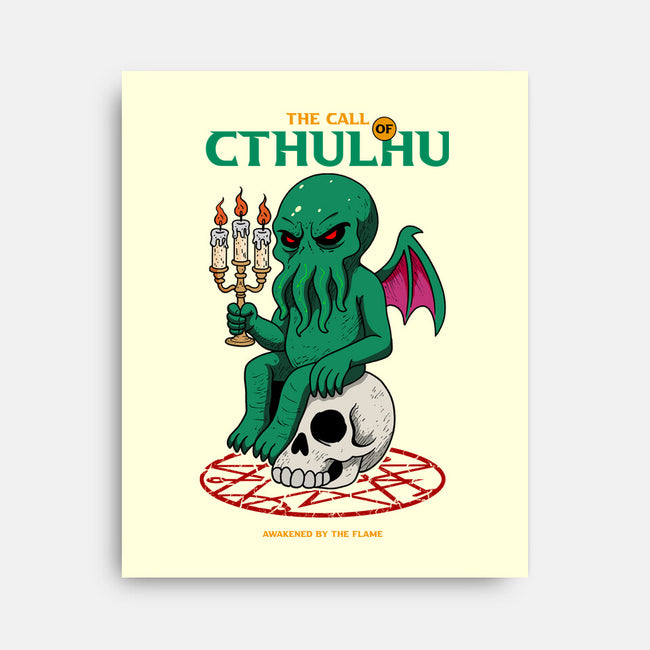 Awakening Of Cthulhu-None-Stretched-Canvas-hirolabs