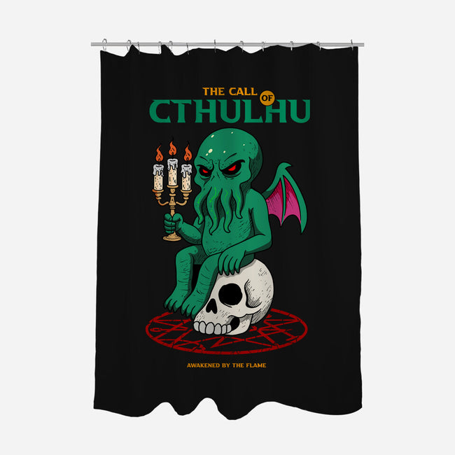 Awakening Of Cthulhu-None-Polyester-Shower Curtain-hirolabs