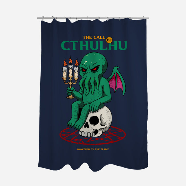 Awakening Of Cthulhu-None-Polyester-Shower Curtain-hirolabs