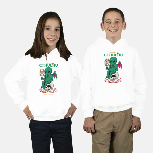 Awakening Of Cthulhu-Youth-Pullover-Sweatshirt-hirolabs