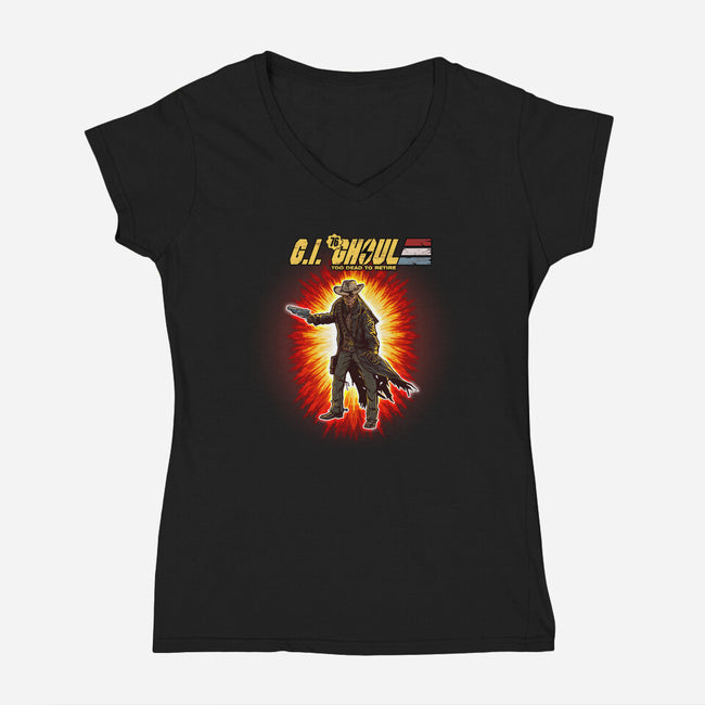 GI Ghoul-Womens-V-Neck-Tee-AndreusD