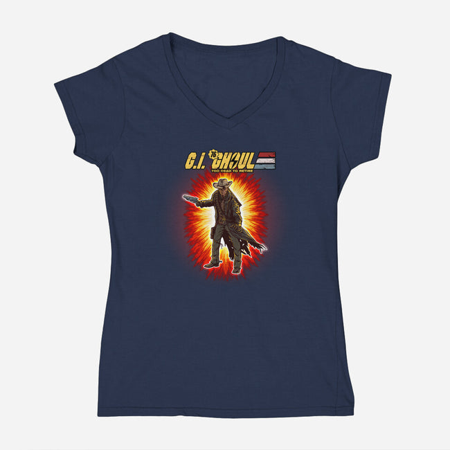GI Ghoul-Womens-V-Neck-Tee-AndreusD