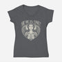 You're An Angel-Womens-V-Neck-Tee-Wheels