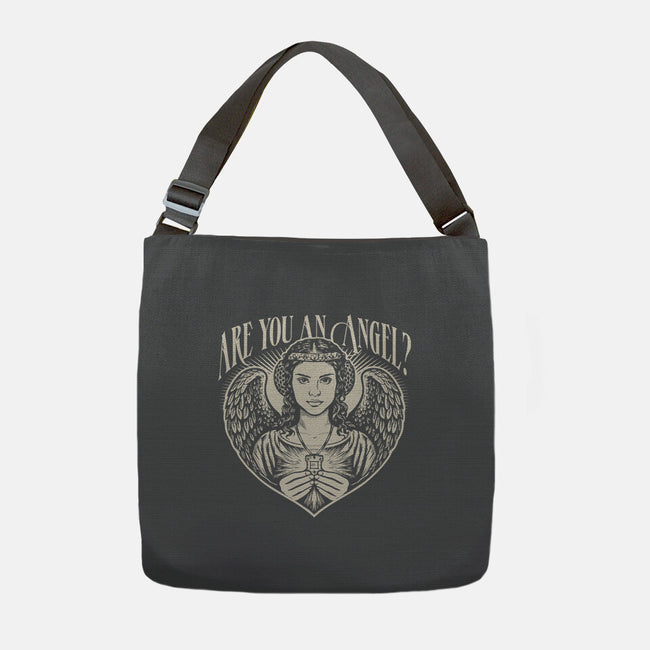 You're An Angel-None-Adjustable Tote-Bag-Wheels