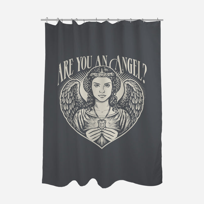 You're An Angel-None-Polyester-Shower Curtain-Wheels