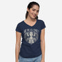 You're An Angel-Womens-V-Neck-Tee-Wheels