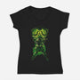 Legend's Hero-Womens-V-Neck-Tee-kharmazero