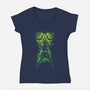 Legend's Hero-Womens-V-Neck-Tee-kharmazero