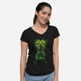 Legend's Hero-Womens-V-Neck-Tee-kharmazero