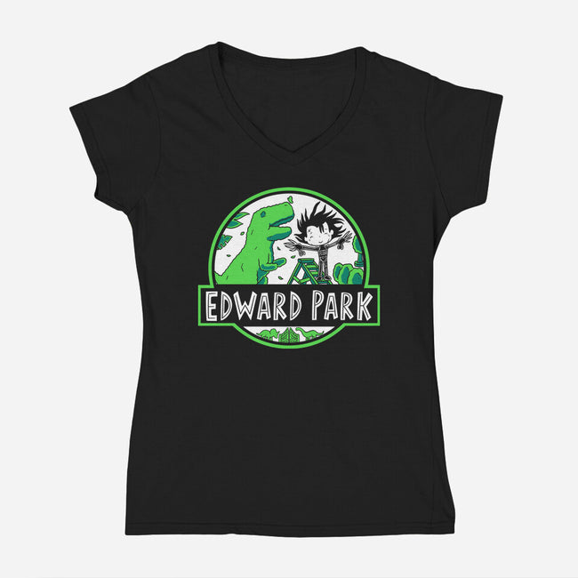 Edward Park-Womens-V-Neck-Tee-naomori