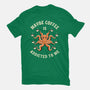 Maybe Coffee Is Addicted To Me-Womens-Fitted-Tee-brunopires