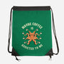 Maybe Coffee Is Addicted To Me-None-Drawstring-Bag-brunopires