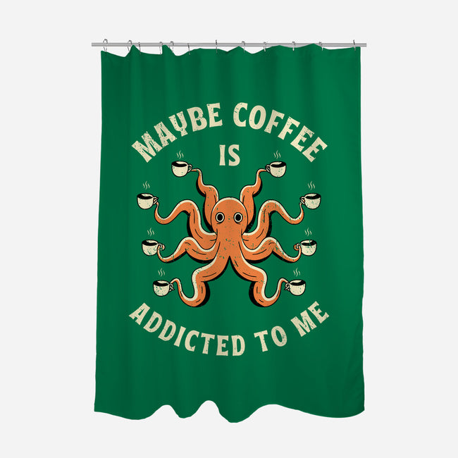 Maybe Coffee Is Addicted To Me-None-Polyester-Shower Curtain-brunopires