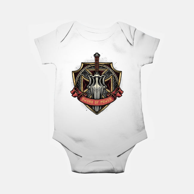 The Sword Of Power-Baby-Basic-Onesie-glitchygorilla
