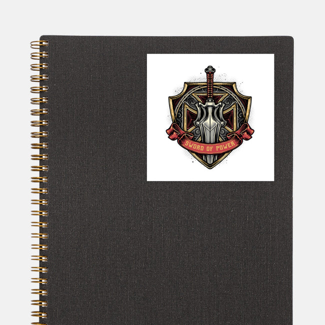 The Sword Of Power-None-Glossy-Sticker-glitchygorilla