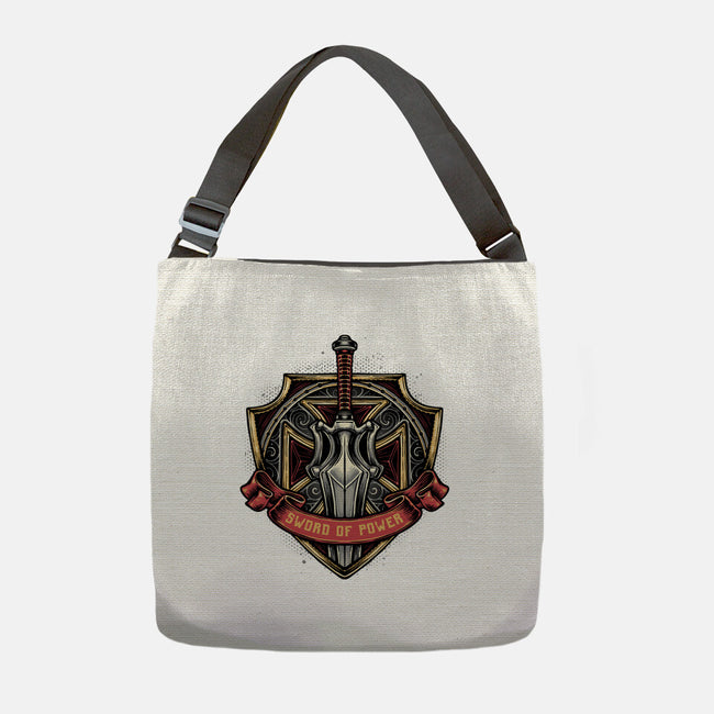 The Sword Of Power-None-Adjustable Tote-Bag-glitchygorilla