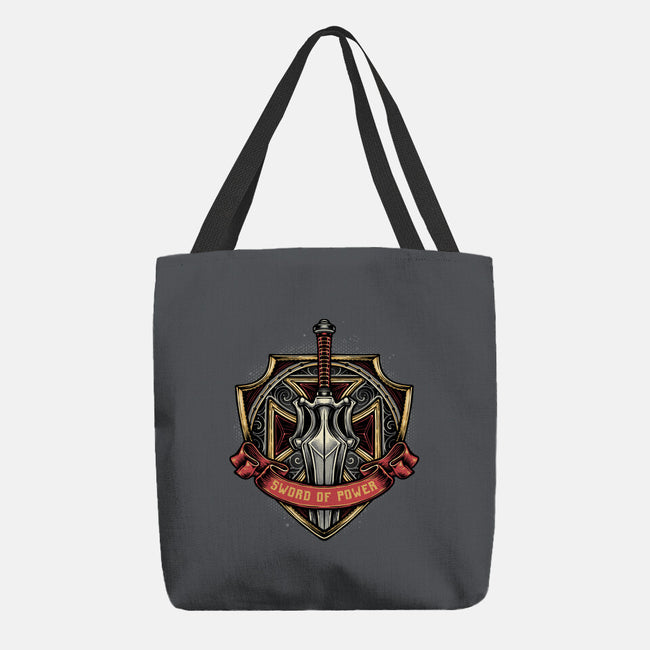 The Sword Of Power-None-Basic Tote-Bag-glitchygorilla
