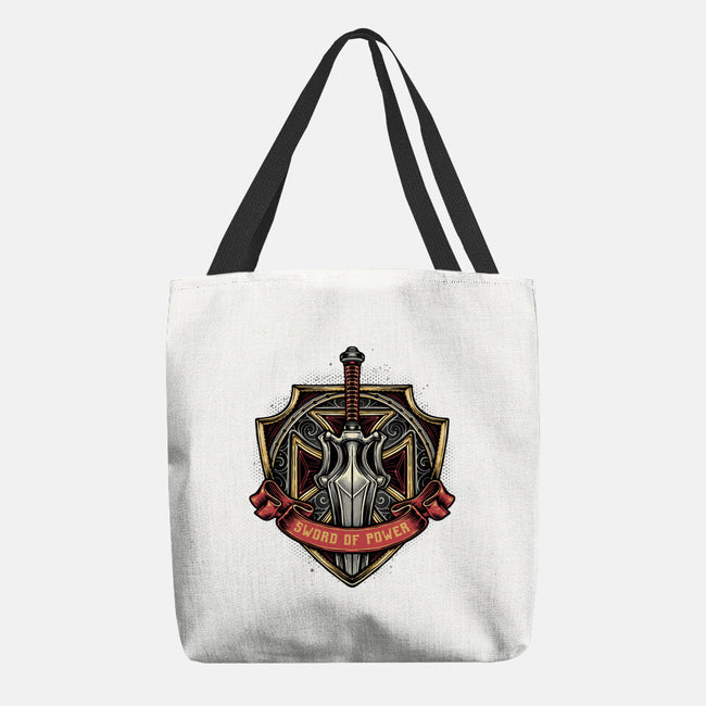 The Sword Of Power-None-Basic Tote-Bag-glitchygorilla