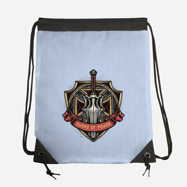 The Sword Of Power-None-Drawstring-Bag-glitchygorilla