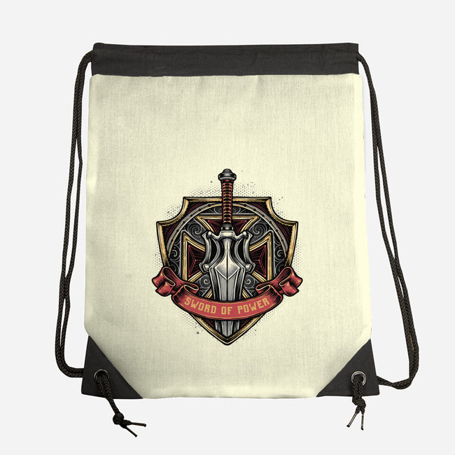 The Sword Of Power-None-Drawstring-Bag-glitchygorilla