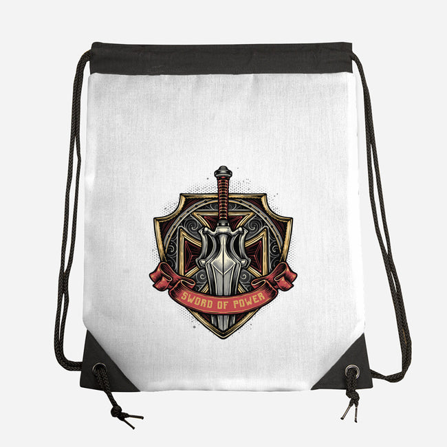 The Sword Of Power-None-Drawstring-Bag-glitchygorilla