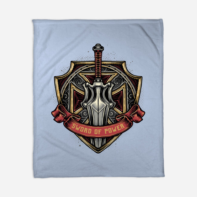 The Sword Of Power-None-Fleece-Blanket-glitchygorilla