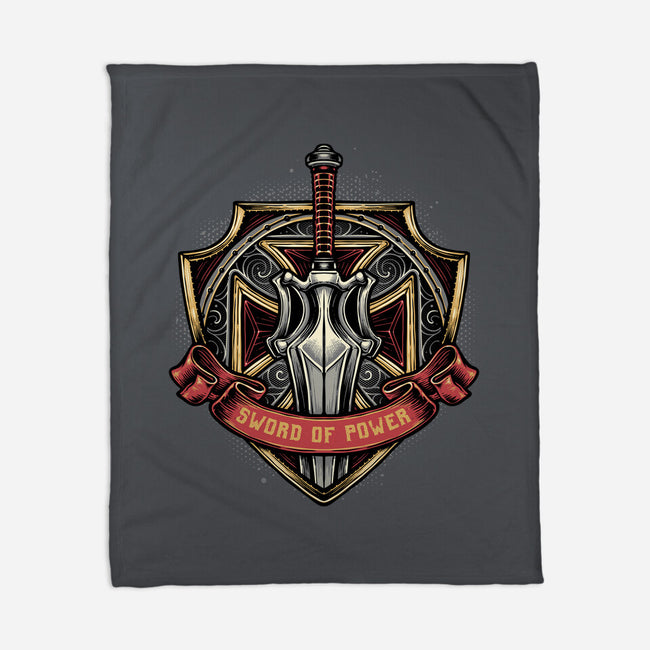The Sword Of Power-None-Fleece-Blanket-glitchygorilla