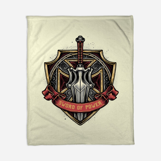 The Sword Of Power-None-Fleece-Blanket-glitchygorilla
