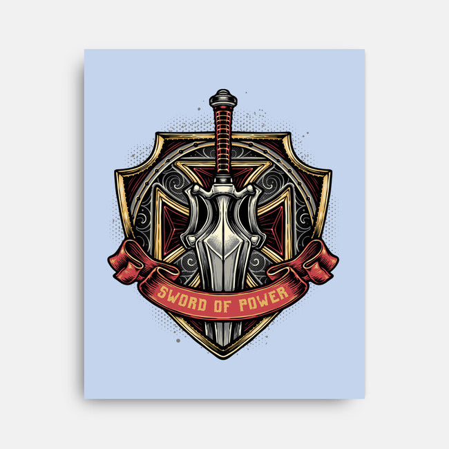 The Sword Of Power-None-Stretched-Canvas-glitchygorilla