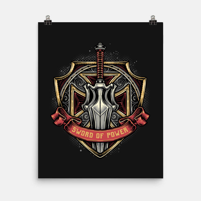The Sword Of Power-None-Matte-Poster-glitchygorilla