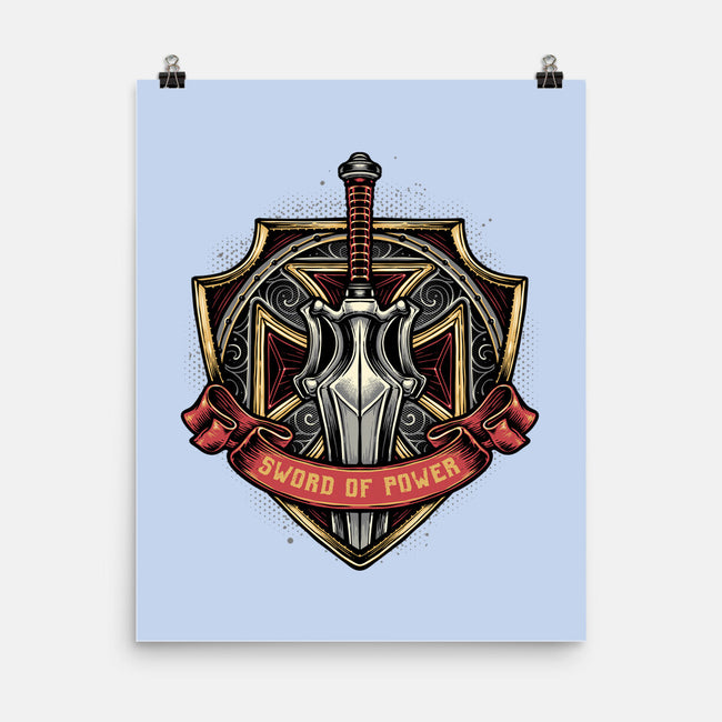 The Sword Of Power-None-Matte-Poster-glitchygorilla